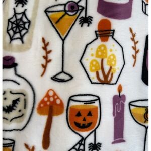 Halloween Collection Luxury Fleece Throw Blanket 50x70 Potion Poison Bottles